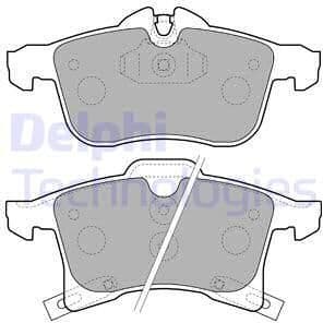 Brake Pad Set, disc brake LP1861