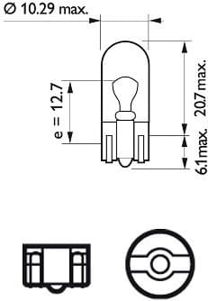 Bulb LongLife EcoVision 12961LLECOB2 - image 3