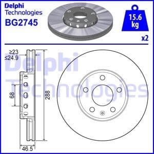 Brake Disc BG2745