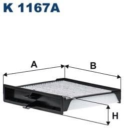 Filter, cabin air K 1167A