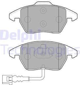 Brake Pad Set, disc brake LP1837