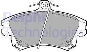 Brake Pad Set, disc brake LP1398