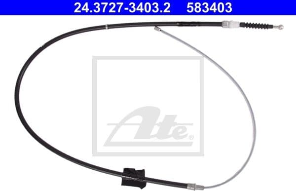 Cable Pull, parking brake 24.3727-3403.2 - image 2