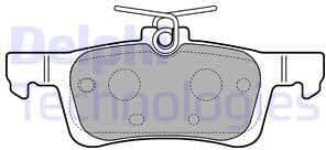 Brake Pad Set, disc brake LP2503