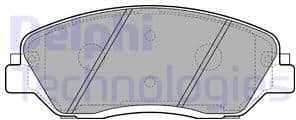 Brake Pad Set, disc brake LP2048
