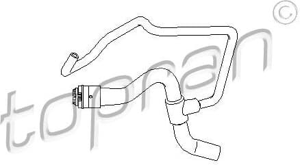 Hose, heat exchanger (heating) 207 683