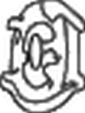 Mount, exhaust system 255-079