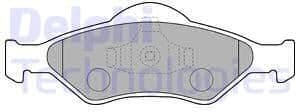 Brake Pad Set, disc brake LP1470
