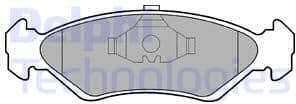 Brake Pad Set, disc brake LP591