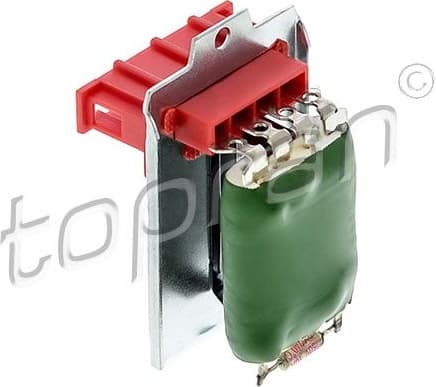 Resistor, interior blower 112 216