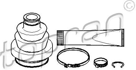 Bellow Kit, drive shaft 206 487
