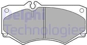 Brake Pad Set, disc brake LP468