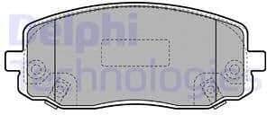 Brake Pad Set, disc brake LP1933