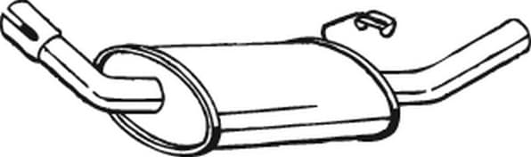 Rear Muffler 154-801