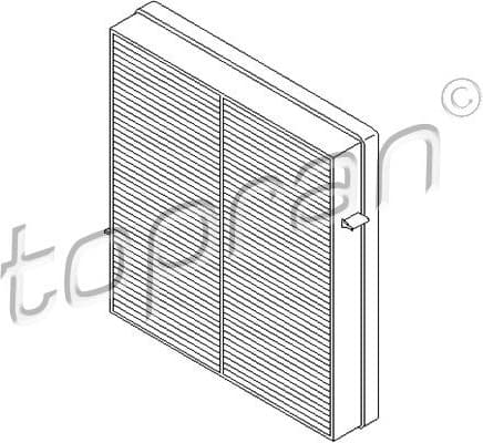 Filter, cabin air 401 383