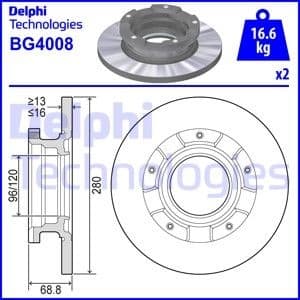 Brake Disc BG4008