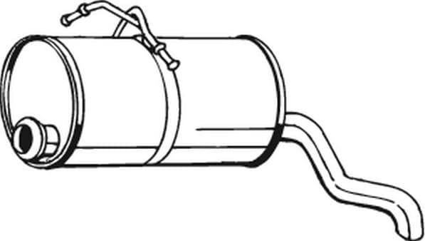 Rear Muffler 135-225