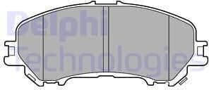 Brake Pad Set, disc brake LP3144