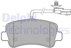 Brake Pad Set, disc brake LP2191