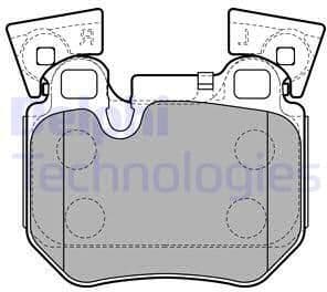 Brake Pad Set, disc brake LP2121