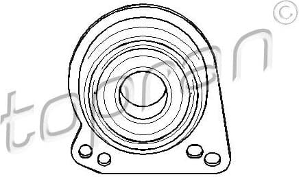 Suspension, propshaft 111 455