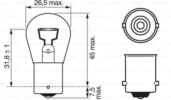 Bulb, direction indicator Longlife Daytime WS 1 987 302 280 - image 5