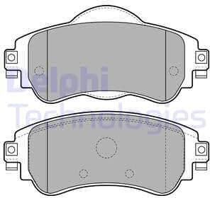 Brake Pad Set, disc brake LP2228