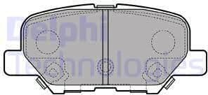 Brake Pad Set, disc brake LP2501