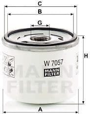 Oil Filter W 7057