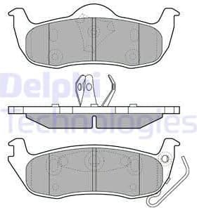 Brake Pad Set, disc brake LP1975