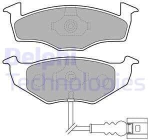 Brake Pad Set, disc brake LP1709