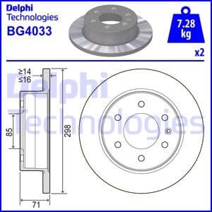 Brake Disc BG4033