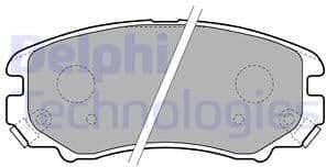 Brake Pad Set, disc brake LP1902
