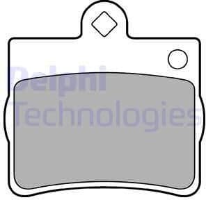 Brake Pad Set, disc brake LP1402