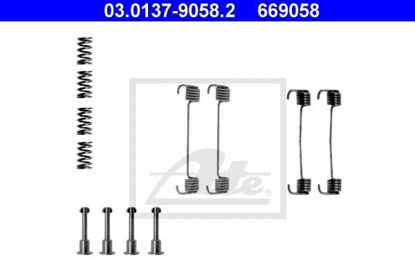 Accessory Kit, parking brake shoes 03.0137-9058.2