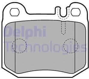 Brake Pad Set, disc brake LP1705
