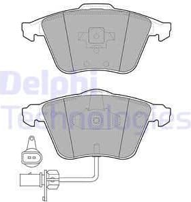 Brake Pad Set, disc brake LP1922