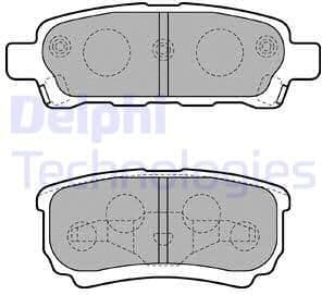 Brake Pad Set, disc brake LP1852