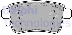Brake Pad Set, disc brake LP2126
