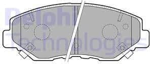 Brake Pad Set, disc brake LP1806