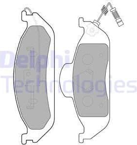 Brake Pad Set, disc brake LP1299