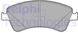 Brake Pad Set, disc brake LP2104