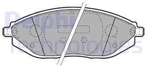 Brake Pad Set, disc brake LP2218