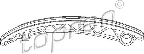 Tensioner Guide, timing chain 205 563