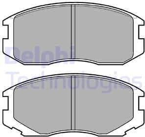 Brake Pad Set, disc brake LP1594