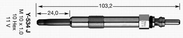 Glow Plug D-Power 3413