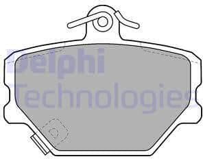 Brake Pad Set, disc brake LP1465