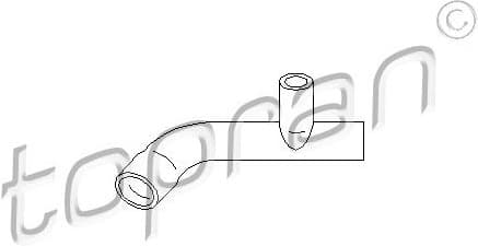 Hose, cylinder head cover ventilation 111 476 - image 2