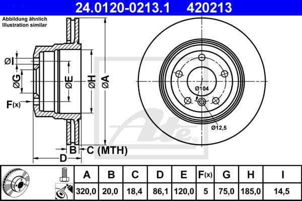 Brake Disc 24.0120-0213.1