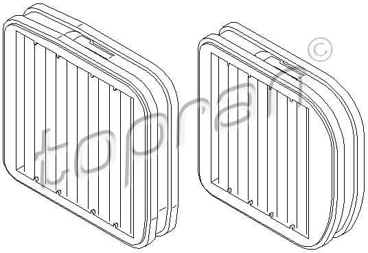 Filter Set, cabin air 400 209